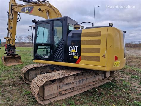 Caterpillar 316EL tracked excavator for sale Lithuania Kampiškiai Kauno