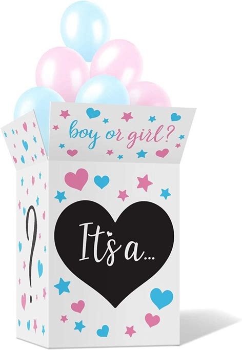 How to Make a Gender Reveal Box: DIY Gender Reveal Box Ideas - | Gender ...