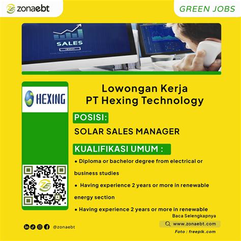 Solar Sales Manager Zonaebt