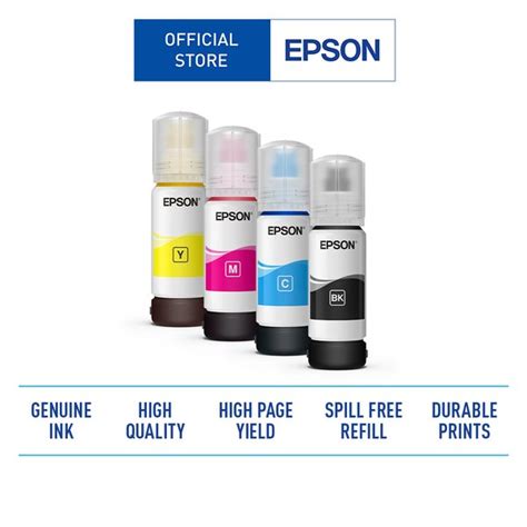 Jual CMYK 1 Set Original Ink Bottle Epson 003 Tinta Refill Printer