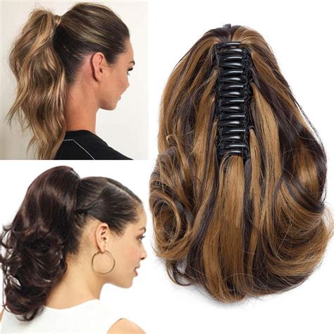 Tess Pferdeschwanz Haarteil Ponytail Extensions Haarverl Ngerung Clip