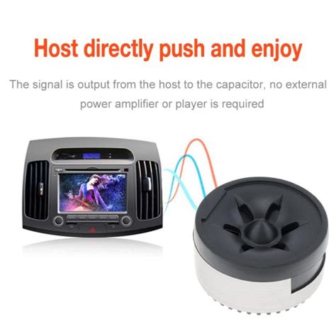 Universal 350W 2 Pcs Set Mini Dome Tweeter Speakers High Efficiency