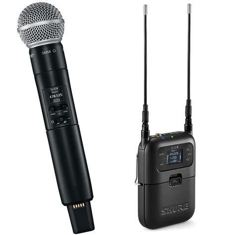 Shure Slxd Sm G Wireless Handheld System Mhz Canada