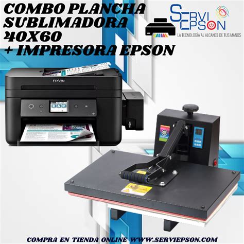 COMBO SUBLIMADORA 60x40 IMPRESORA EPSON Ventas De Equipos De