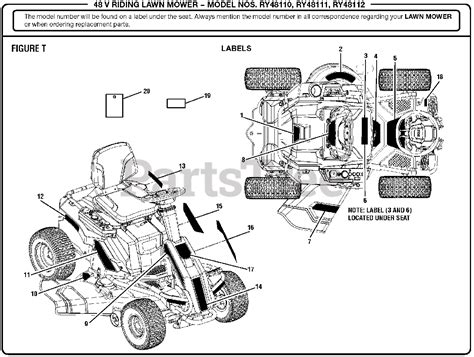 Ryobi RY 48110 099749001 Ryobi Riding Mower 48 Volt Revision 04