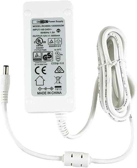 Omnihil White Acdc Power Adapter 12v 5a Inowirana Nedelta Electronics