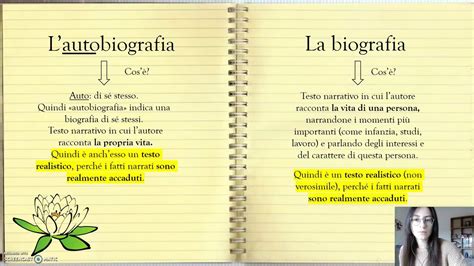 Autobiografia E Biografia Ecco Le