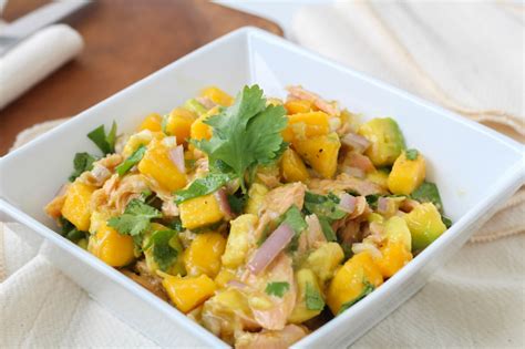 Salmon Mango Salad Paleo Aip 50 Shades Of Avocado