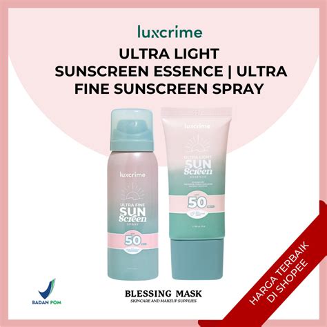 Jual Luxcrime Ultra Light Sunscreen Essence Ultra Fine Sunscreen