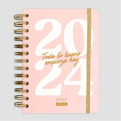 MR WONDERFUL AGENDA ANUAL PEQUEÑA 2024 DIARIA TODO LO BUENO EMPIEZA HOY