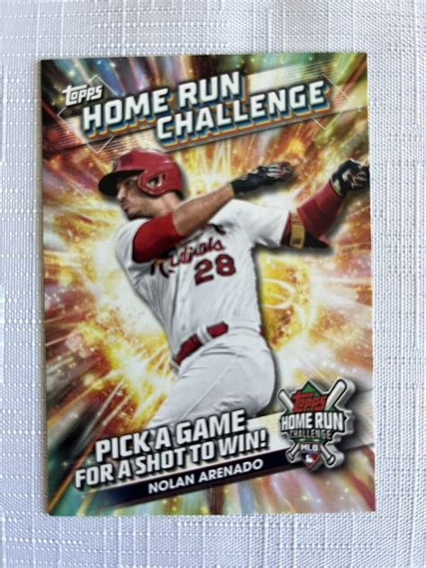 Topps Series Nolan Arenado Home Run Challenge Hrc