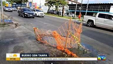 Bom Dia Mirante Bueiro Sem Tampa Oferece Riscos E Preju Zos Para