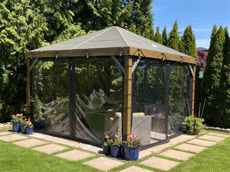 Custom Gazebo Curtains in Canada | Midland Industrial Covers • Midland ...