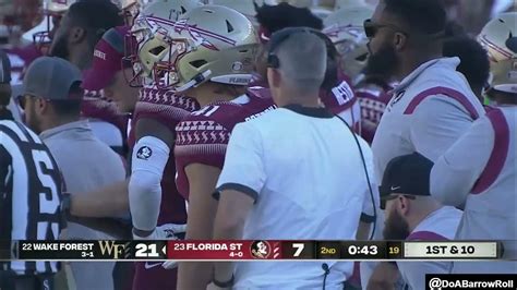 Wake Forest Oloffense Vs Florida State Defense 2022 Youtube