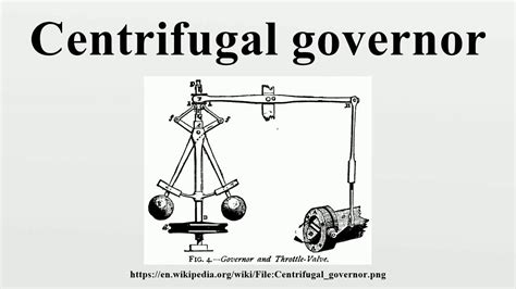 Centrifugal Governor Diagram