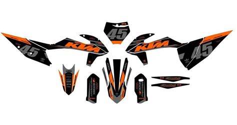 Graphic Kit KTM EXC EXC F 2020 2023 Army 7 Kitdeco Moto Fr