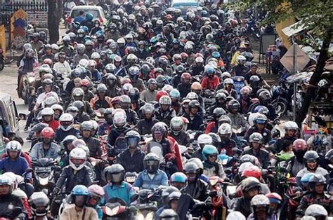 Wow Jumlah Motor Di Indonesia Tembus 128 Juta Unit Paling Banyak Ada