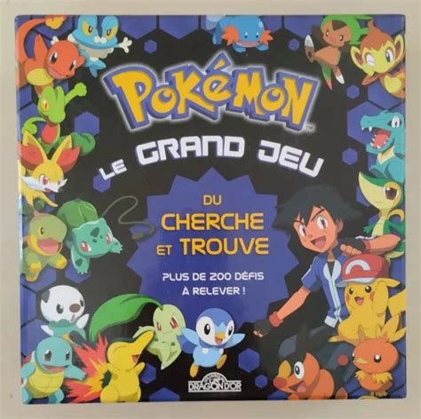 JEU DE SOCIÉTÉ Pokémon Le Grand Jeu du Cherche et Trouve EUR 11 40