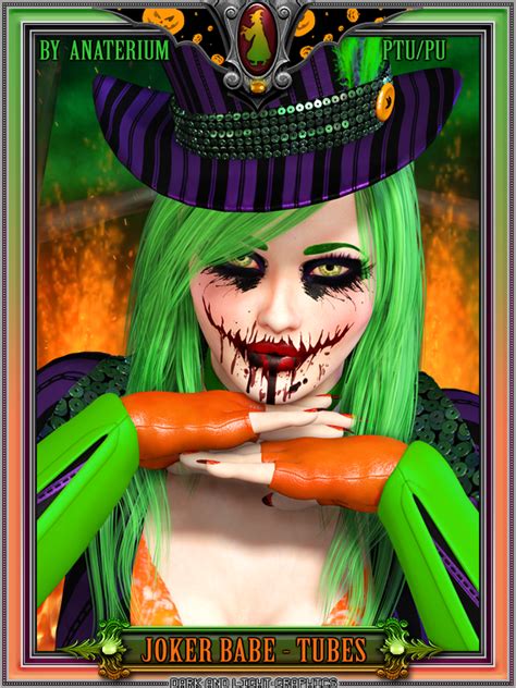 Joker Babe Dark And Light Graphics