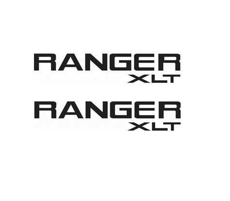 Ford Ranger Xlt Sticker Set Of 2 Truck Decals Ford Decal Sticker