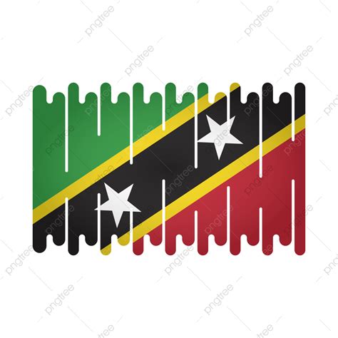 Saint Vector Hd Images Saint Kitts And Nevis Flag Png Vector Design