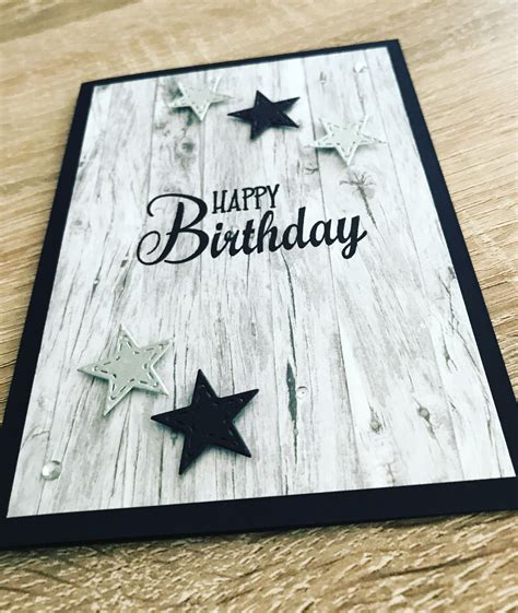 Wood Background Simple Birthday Cards Homemade Birthday Cards