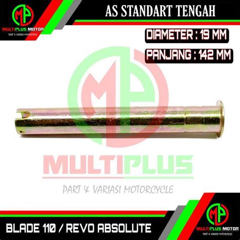 Jual As Standart Standar Setandar Setandrat Dua Tengah Blade Revo