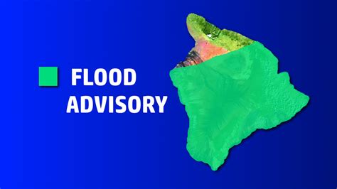 Hawaii Island Under Flood Advisory