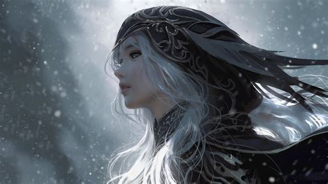 4k 4k Fantasy Girl Hoods Women Side View Fantasy Art Nixeu Hd Wallpaper Rare Gallery