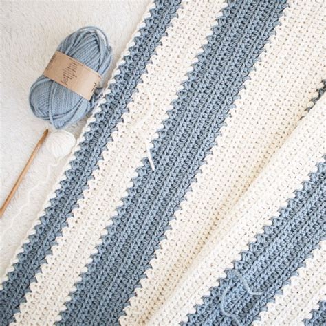 Crochet Blanket Stripes