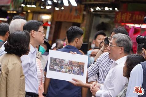 （有片）記者直擊丨李家超落區元朗 三站探究市民生活聆聽意見 港聞 點新聞