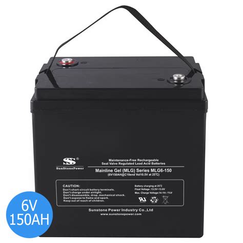 Rechargeable Battery 6V 150ah Gel Battery Maintenance Free Solar