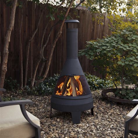 Steel Camber Chiminea Outdoor Fire Pit Outdoor Fire Fire Pit Backyard