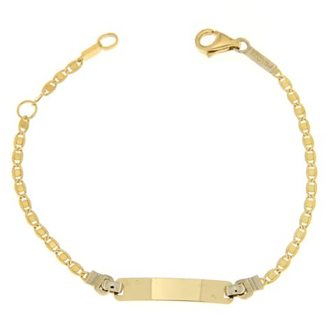 Bracciale Bimbo Da Incisione In Oro Giallo Kt Brb Taormina