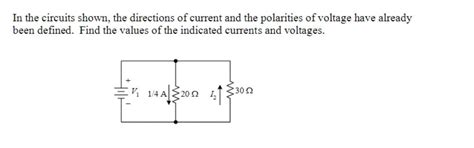 Answered In The Circuits Shown The Directions Bartleby