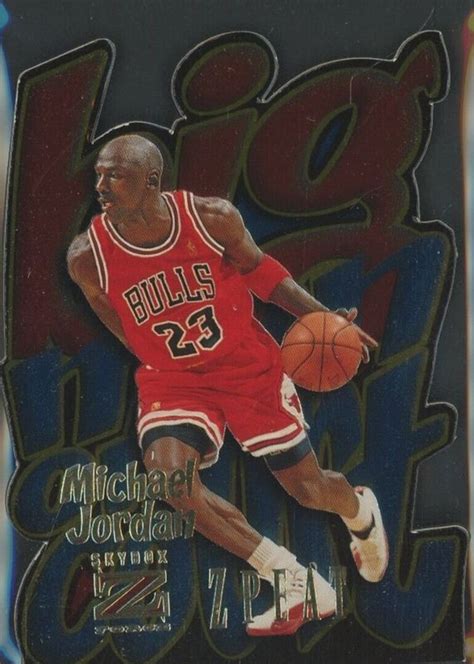 Michael Jordan 1996 SkyBox Z Force 4 Big Men On Court Z Peat Price