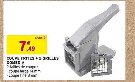 Promo Coupe frites 2 grilles domedia chez Intermarché