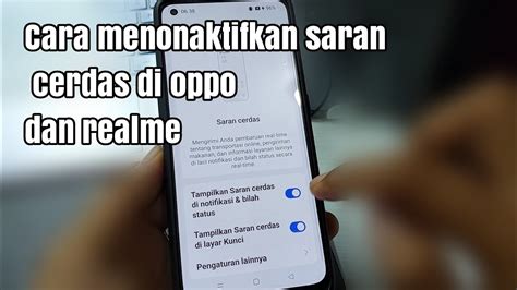 Cara Menonaktifkan Saran Cerdas Di Oppo Dan Realme Youtube