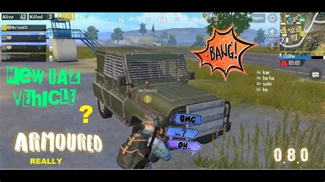 Pubg Mobile New Uaz Vehicle Fully Armoured And Protected Really Pubg Mobile Update 0 8 0