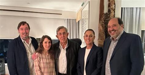 Claudia Sheinbaum Se Reunió Con Cuauhtémoc Cárdenas Fundador Del Prd