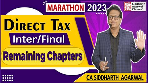 Tax Marathon Deductions VIA Tax Computation Exemptions Siddharth