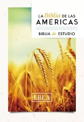 La Biblia De Las Am Ricas Lbla Lbla Biblia De Estudio Tapa Dura Reli