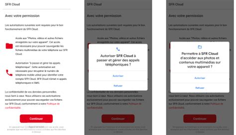 Installer Lapplication Mobile SFR Cloud