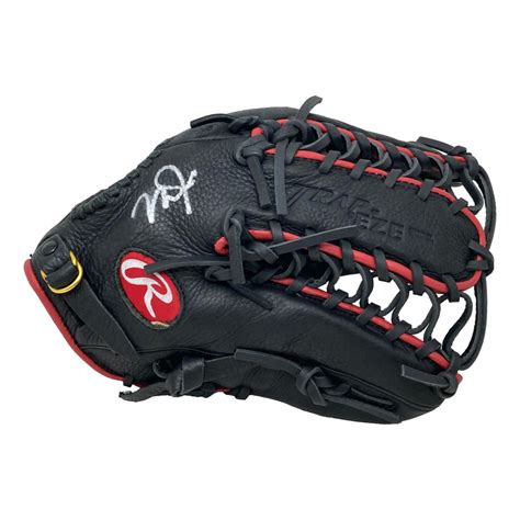 Mike Trout Signed Baseball Glove Mlb Pristine Auction