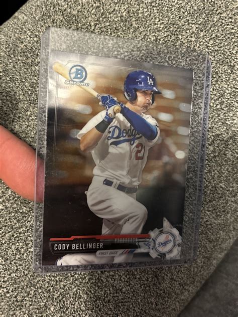 2017 Bowman Chrome Cody Bellinger RC Card No BCP149 Dodgers Rookie Vw