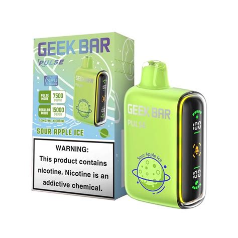 Geek Vape Pulse 15000 Sour Apple Ice Disposable Vape 5pcs Pack Nimbus Imports