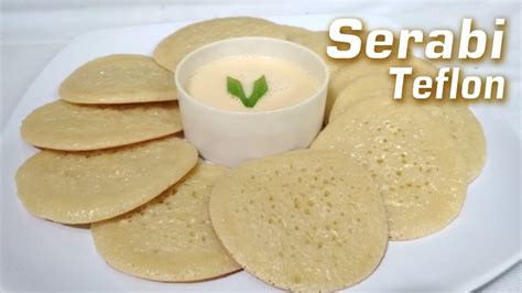 Resep Cara Membuat Serabi Kuah Viral Mudah Dengan Teflon Youtube