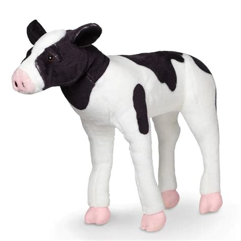 Melissa And Doug Calf Lifelike Stuffed Animal The Fun Company