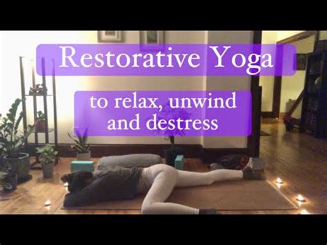 30 Minute Gentle Restorative Yin Yoga Class Flexibility Relax Unwind