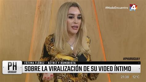 Fátima Flórez sobre la viralización de su video íntimo Fue lo más